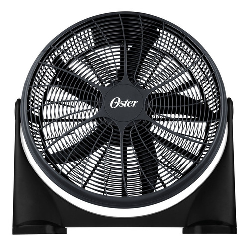 Ventilador De Piso Oster Obf851 Negro Con 5 Aspas, 54 cm De Diámetro 220 v