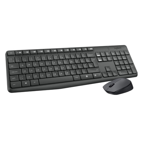 Combo Teclado Y Mouse Inal. Logitech Mk235 Hace1click1