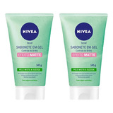 Sabonete Nivea Facial 145g Gel Controle Brilho - Kit C/ 2un