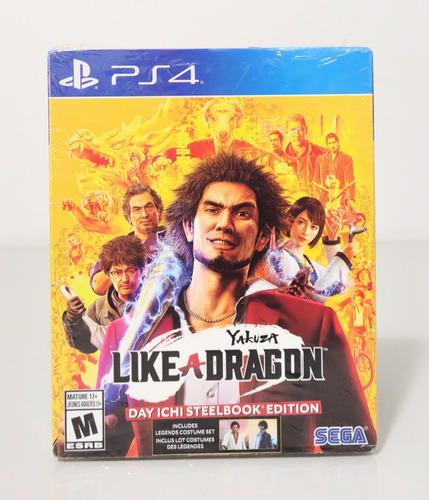 Yakuza Like A Dragon Ps4 Steelbook 