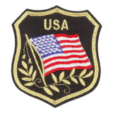 Bandeira Estados Unidos Eua Usa Patch Bordado Termocolante