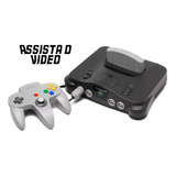 Ótimo Nintendo 64 N64 Com 2 Controles Fonte Cabo De Áudio E Vídeo E Um Cartucho De Fifa 98 Todos Os Itens Originnais Usado