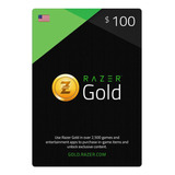 Razer Gold Tarjeta Digital 100usd Usa