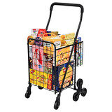 Carrito De Compras Supermercado Ruedas Giratorias De 36...