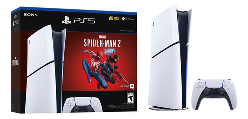 Consola Playstation 5 Slim Digital 1tb Marvel Spiderman 2