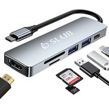 Slub Usb C Hub, Adaptador Usb C Para Macbook Pro, Usb 7 En 1