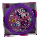Reloj De Pared Disney Niños Color Del Fondo Minnie