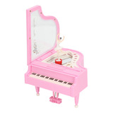 Caja Música Piano Rosa Chica Bailarina Regalo Cumpleaños