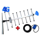 Kit Completo Rural Yagi 24dbi 4g +inductor+cable Op2