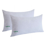 2 Almohadas Nativas Hoteleras Efecto Pluma 70x40