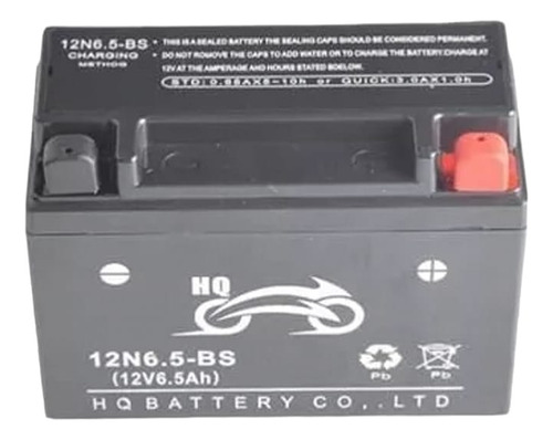 Bateria Para Motocicleta 12n6.5-bs
