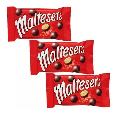 Kit 03 Chocolate Maltesers Importado 37g - Importado Holanda