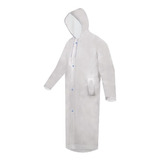 Impermeable Gabardina Largo Transparente Ligero