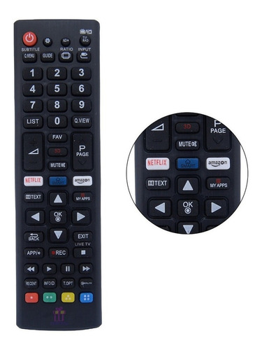 Controle Remoto Compatível Tv LG Smart 3d Pronta Entrega