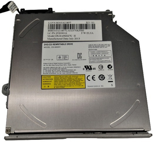 Unidad Dvd +-rw Lenovo Ideacentre A530 Gtb0n Ds-8a9sh P-23