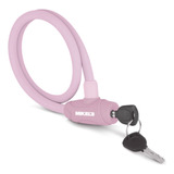 Cadena Candado Bicicleta 12mm X 1m C/llave T/automotriz Rosa