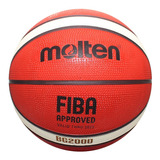 Balón Basquetbol Molten B7g2000 Hule Naranja Moldeado No. 7