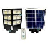 Luminária Pública Solar Poste Rua Led 600w C/sensor Aaatop Cor Da Carcaça Preto Cor Da Luz Branco-frio