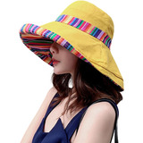 Huamulan, Sombreros De Sol Bohemios De Ala Ancha Para Mujer,