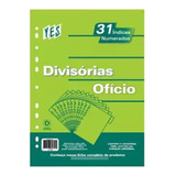 Divisórias Oficio Yes 31 Índices Numerado Cristal 31tb-b Cr