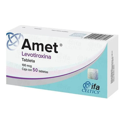 Amet Tableta 100 Mcg, 50 Tabletas | Envío gratis
