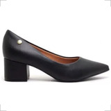 Sapato Scarpin Vizzano Feminino Salto Baixo Grosso 1220.315