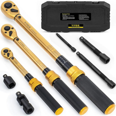 Kit De Llaves Dinamométricas 6 Piezas Con Torquímetro 1\u002F2'', 3\u002F8'' Y 1\u002F4'' | Meses sin interés