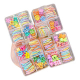 Set 90pcs Bandas Elásticas Y Pinches Para Niña + Recogida