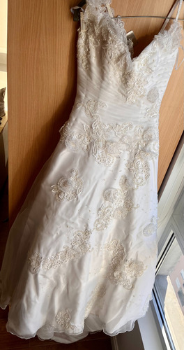 Vestido De Novia Claudio Cosano C Tule Talle M  80 - 64 - 82