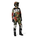 Conjunto Motocross Fox - 180 Bnkr - Camo