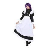 Perfect Maid Cosplay Disfraz Mujer Vestido Largo Clásico