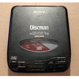 Discman Sony D-33 Cd Walkman Audio Vintage 