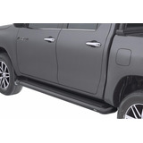 Estribos Aluminio Bepo G2 Negros P/ Toyota Hilux 2016/2021 +