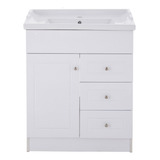 Mueble Vanitorio Pvc Blanco F 70x47x80cm