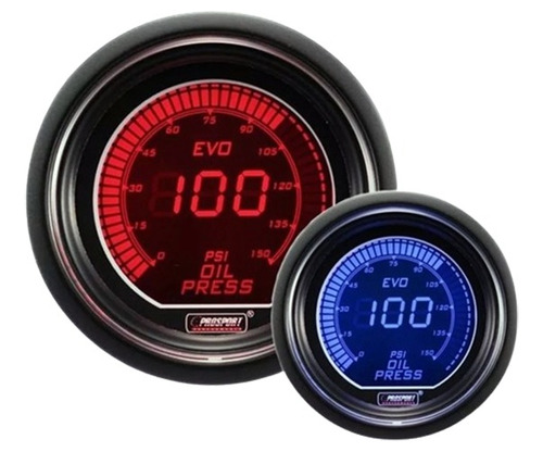 Reloj - Presión Aceite Digital - Rojo/azul - Prosport - Mc
