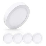 Panel Led 18w Sobreponer Luz Blanca Pack X 7 Uni Certificada