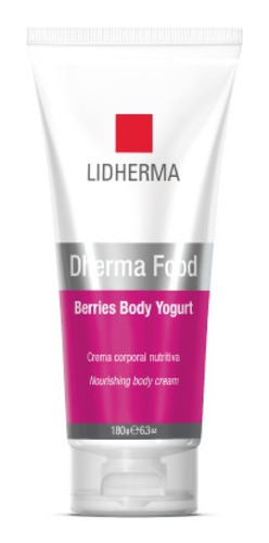 Crema Corporal Nutritiva Berries Dhermafood Yogurt Lidherma 