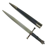 Punhal Cavaleiro Templário Adaga Medieval Espada Aço Inox