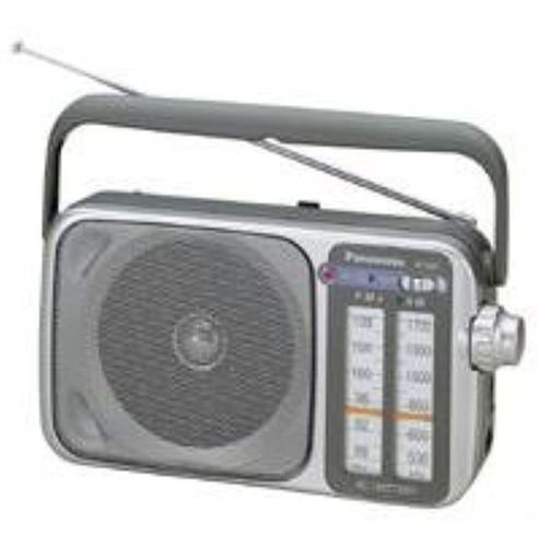 Radio Panasonic. Individual Plateado