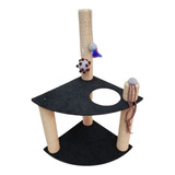 Arranhador Vertical Playground Canto Parede Gato Sisal Pet 