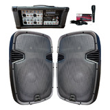 Combo De Sonido 2 Bafles15 PuLG 1000w Driver+c/potenciada!!!