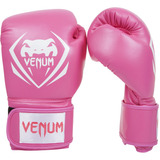 Venum Contender Boxing Gloves, Pink, 8-ounce