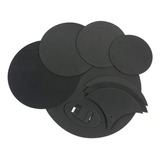 Juego De 5 Silenciadores De Batería Mute Pads, Platillos, 8