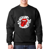 Buzo De Friza Cuello Redondo The Rolling Stones -rock-unisex