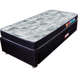 Cama Box St Colchão D28 Com Bicama Espuma 88x188 Bf Colchões