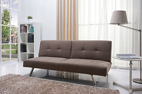 Sofa De Oro Gorrion Victorville Plegable Tela Futon