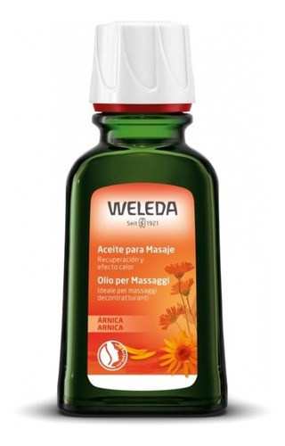 Aceite Para Masaje Con Árnica  Weleda 50ml. Celiaco Vegano