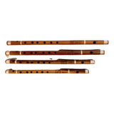 Bansuri Flauta De Bambu Original De India. Varios Tamaños 