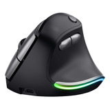 Mouse Vertical Ergonómico Trust Bayo Pro 2.4g Recargable Rgb