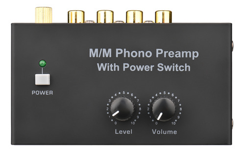 Altavoz Y Preamplificador M/m Power Switch Phono